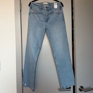 NWT Abercrombie & Fitch The 90s Straight Mid Rise Jeans